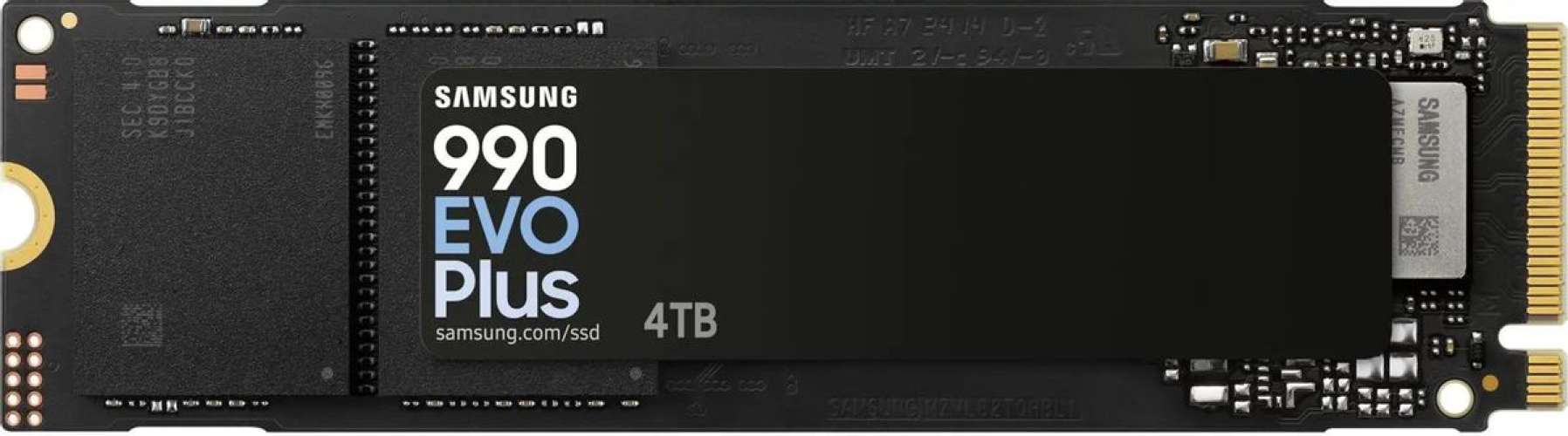 SSD накопитель Samsung 990 EVO Plus 4ТБ, M.2 2280, PCIe 4.0 x4,  NVMe,  M.2 [mz-v9s4t0bw]